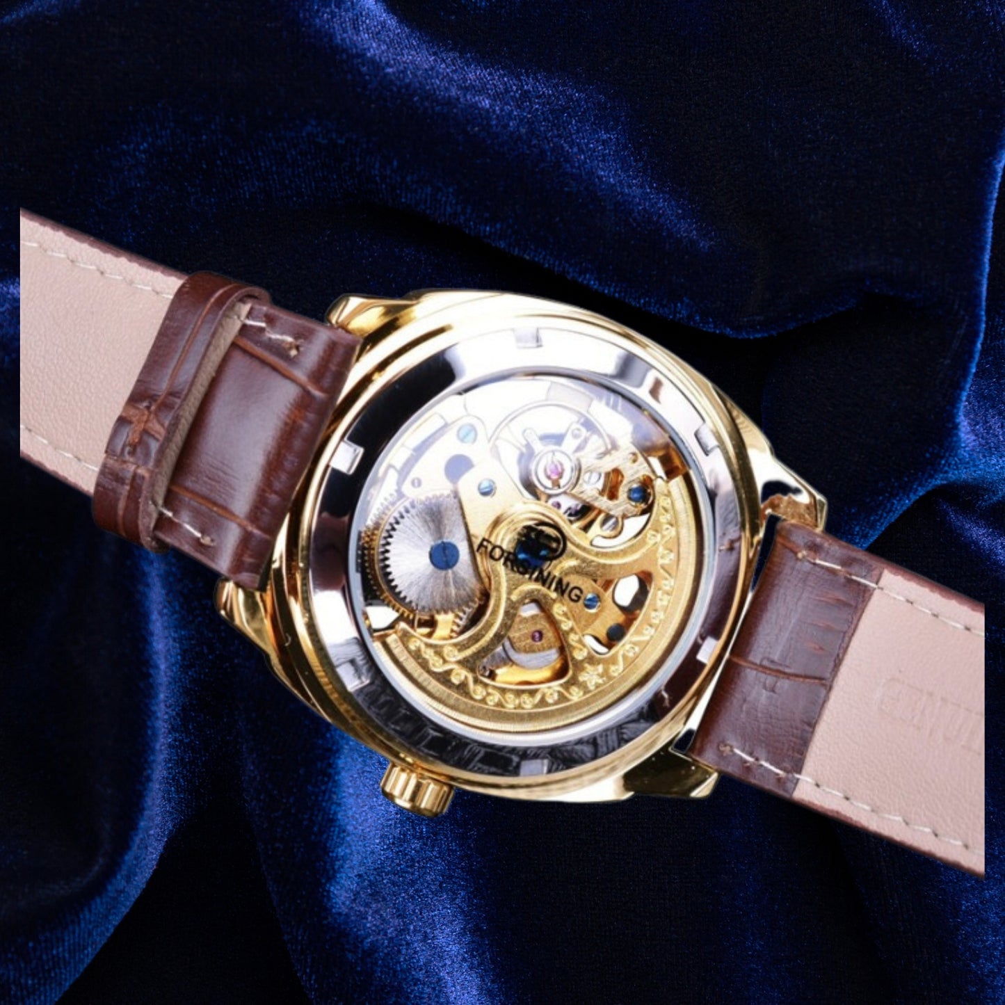 Mens Watches - Classic Mechanical Transparent Watch Gift, Waterproof #e284