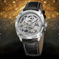 Mens Watches - Classic Mechanical Transparent Watch Gift, Waterproof #e284