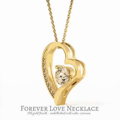 Personalized To My Wife Forever Love Necklace From Husband- Merry Christmas gift wrapped with my love #e201