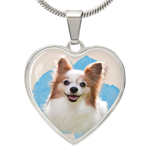 Personalized Dog Mom Engraving Necklace - Luxury Heart Necklace #e51