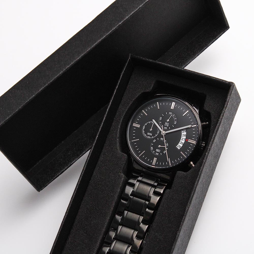 Personalized To My Husband Chronograph Watch Gift - You are my king #e204