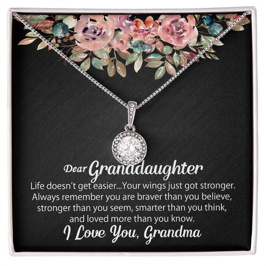 Personalized To My Granddaughter Necklace Gift From Grandma - Eternal Hope #e106