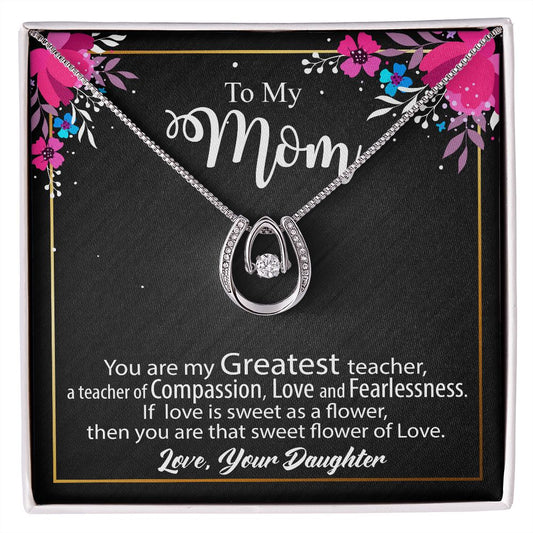 To My Mom Necklace Gift - Lucky In Love #e136