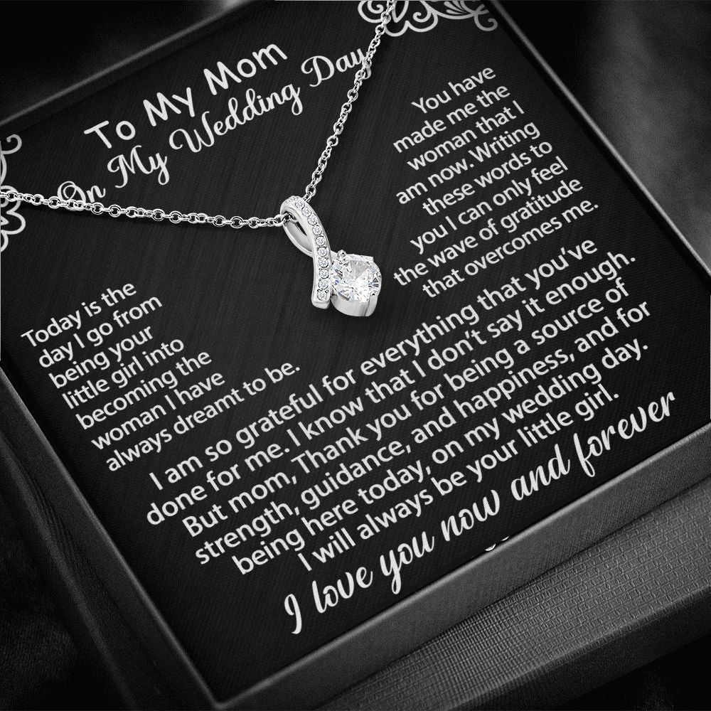 To My Mom Jewelry Gift Set On My Wedding Day - I am so grateful - Alluring Beauty #e79