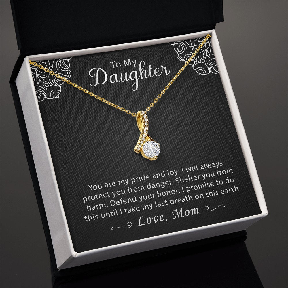 Best Gift For Daughter From Mom - You are my pride and joy - Alluring Beauty Necklace #e19