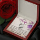 To My Wife Forever Love Necklace Jewelry Gift  #e325