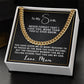 Mens K Gold Cuban Link Chain Necklace For Son #e300