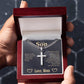 Son Cross Necklace - Personalized Message Card Jewelry - Jewelry Inns