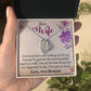 To My Wife Forever Love Necklace Jewelry Gift  #e325