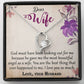 To My Wife Forever Love Necklace Jewelry Gift  #e325