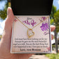 To My Wife Forever Love Necklace Jewelry Gift  #e325