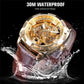 Mens Watches - Classic Mechanical Transparent Watch Gift, Waterproof #e284