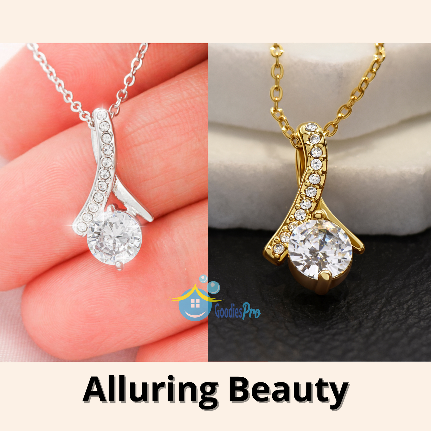 To My Granddaughter Necklace Gift - In my eyes - Alluring Beauty #e168