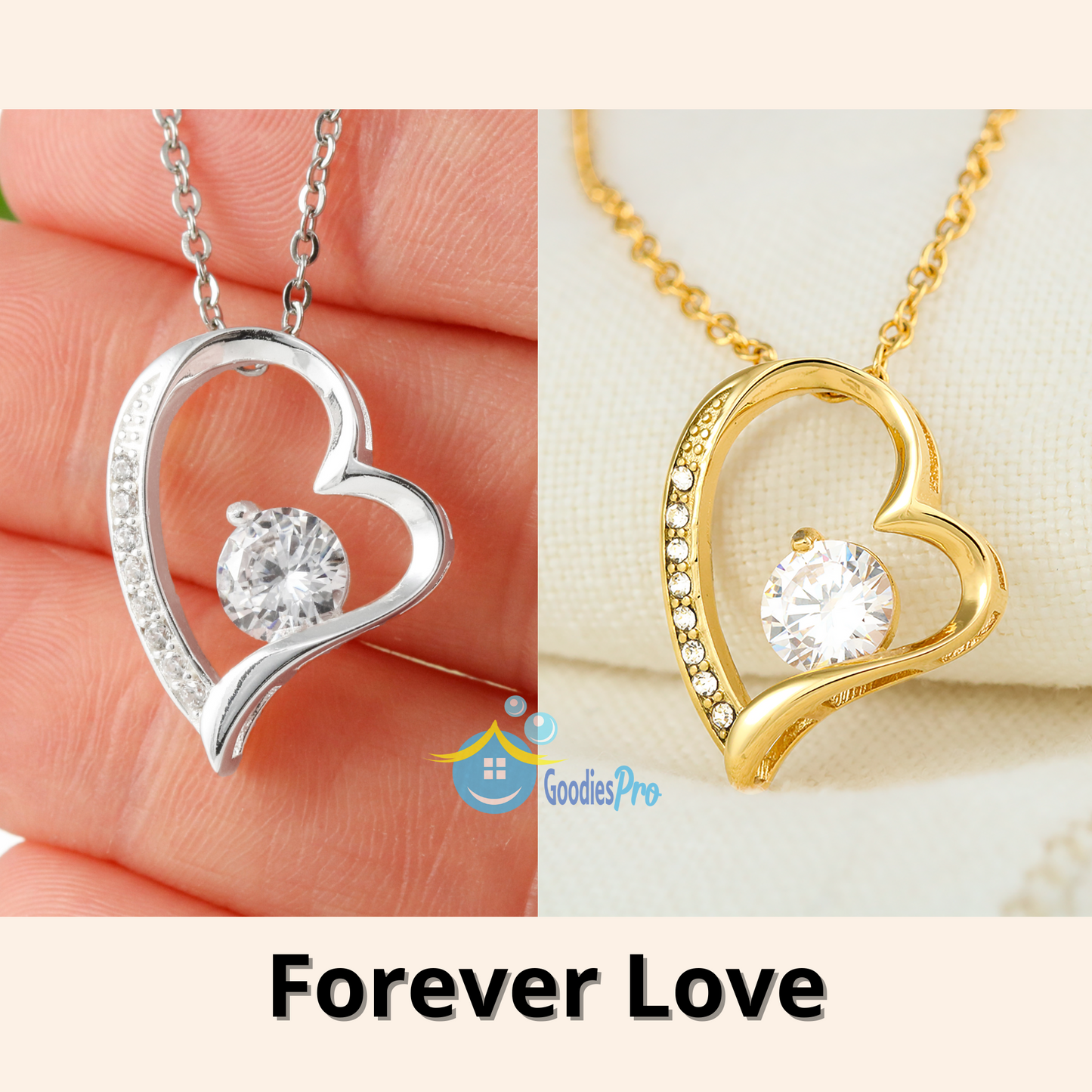 To My Granddaughter Necklace Gift - In my eyes - Forever Love #e169
