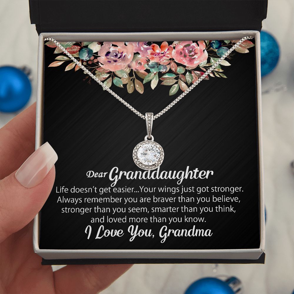 Personalized To My Granddaughter Necklace Gift From Grandma - Eternal Hope #e106