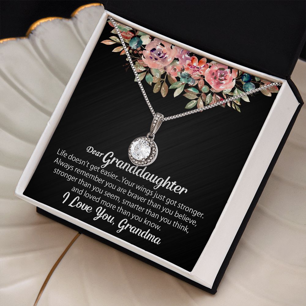 Personalized To My Granddaughter Necklace Gift From Grandma - Eternal Hope #e106