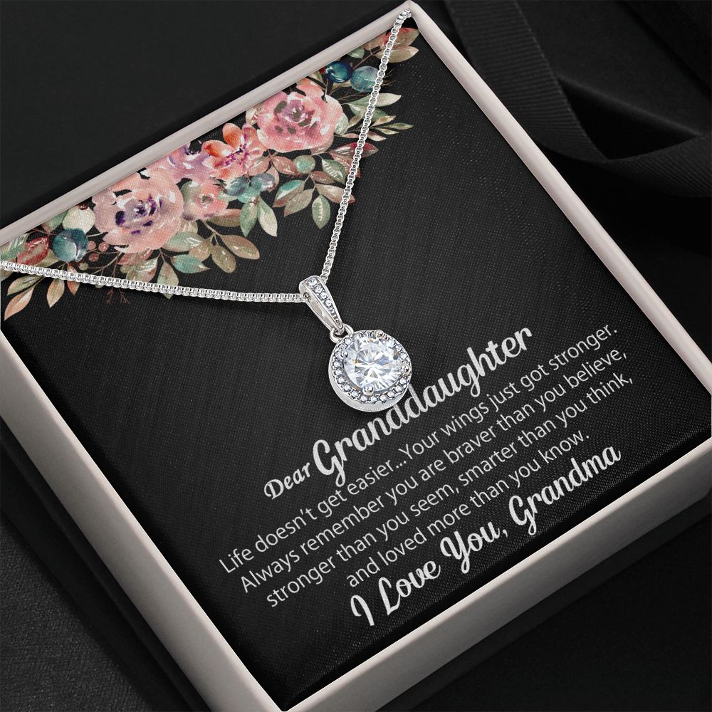 Personalized To My Granddaughter Necklace Gift From Grandma - Eternal Hope #e106