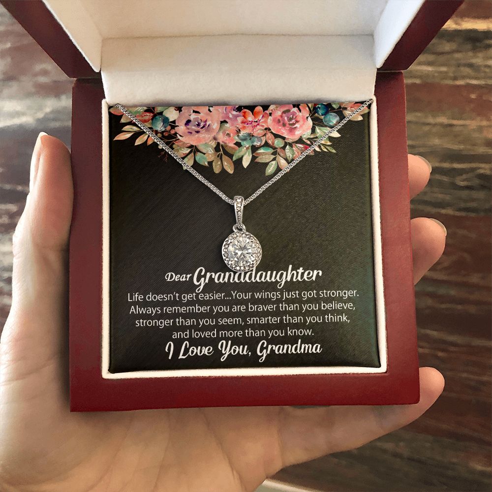 Personalized To My Granddaughter Necklace Gift From Grandma - Eternal Hope #e106