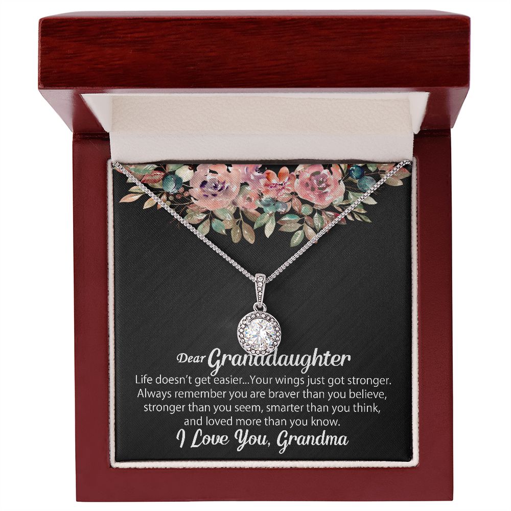 Personalized To My Granddaughter Necklace Gift From Grandma - Eternal Hope #e106