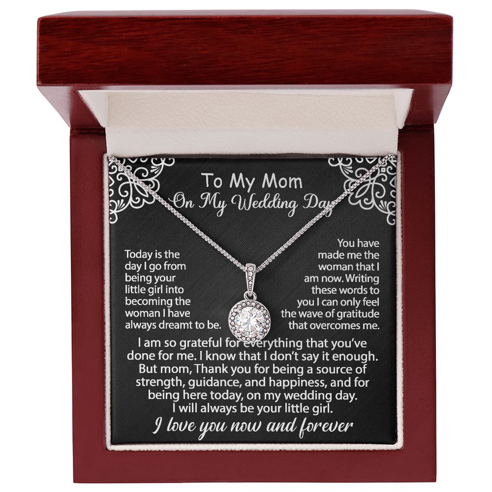 To My Mom Jewelry Gift Set On My Wedding Day - I am so grateful - Eternal Hope #e182