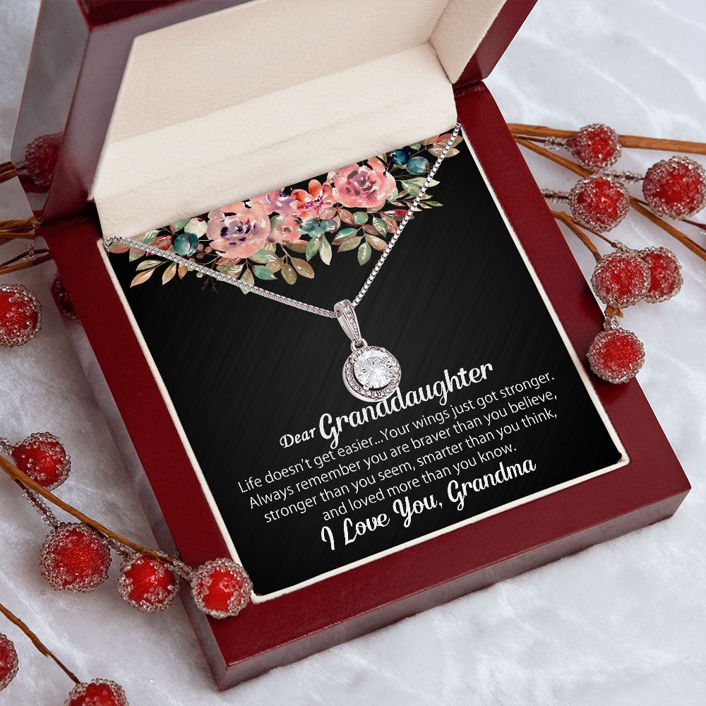 Personalized To My Granddaughter Necklace Gift From Grandma - Eternal Hope #e106