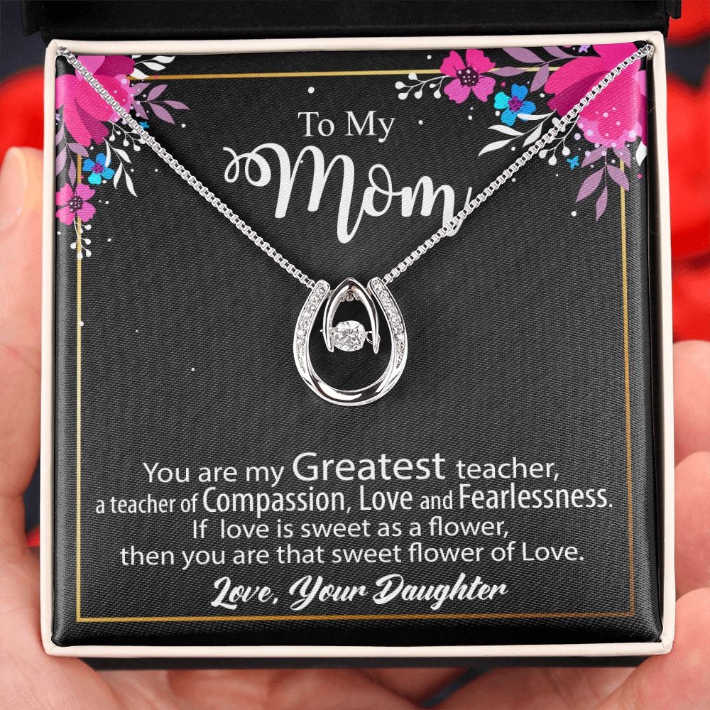 To My Mom Necklace Gift - Lucky In Love #e136