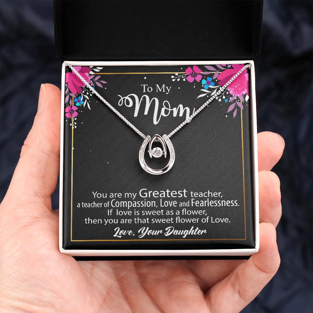 To My Mom Necklace Gift - Lucky In Love #e136