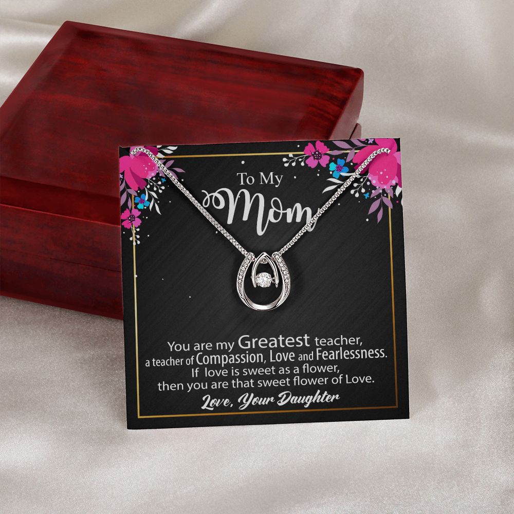 To My Mom Necklace Gift - Lucky In Love #e136