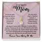 To My Mom Necklace, Mom Birthday Gift From Daughter & Son, Mothers Day Ideas Love Quote Message Card Alluring Beauty Pendant Jewelry For Mother #e234