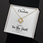 To My Bridesmaid Gift - I Couldn't Tie The Knot Without You - Love Knot Necklace #e73