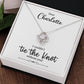 To My Bridesmaid Gift - I Couldn't Tie The Knot Without You - Love Knot Necklace #e73