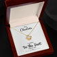 To My Bridesmaid Gift - I Couldn't Tie The Knot Without You - Love Knot Necklace #e73