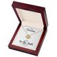 To My Bridesmaid Gift - I Couldn't Tie The Knot Without You - Love Knot Necklace #e73