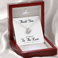 To My Bridesmaid Gift - Thank You For helping Us Tie The Knot - Love Knot Necklace #e74