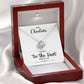 To My Bridesmaid Gift - I Couldn't Tie The Knot Without You - Love Knot Necklace #e73