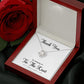 To My Bridesmaid Gift - Thank You For helping Us Tie The Knot - Love Knot Necklace #e74