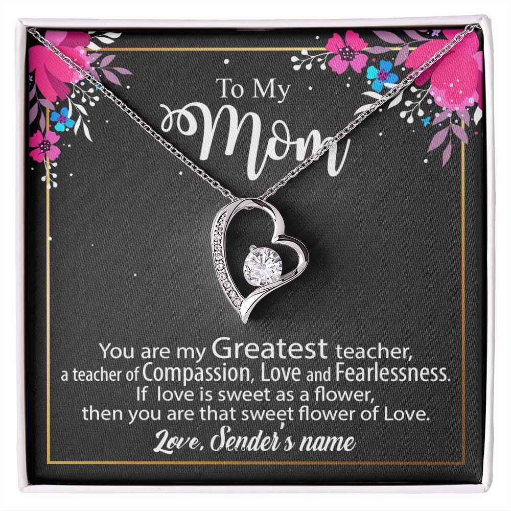 Personalized Necklace For Mom - Mothers Day Gift Ideas, Birthday Christmas Gift for Mom Forever Love - Custom name #az23e133