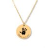 Baby Handprint Necklace - Custom Message Card Jewelry - Jewelry Inns