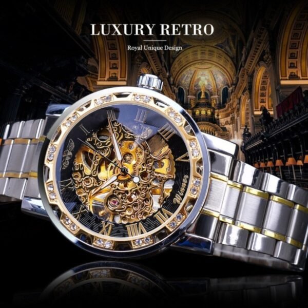 Transparent Mechanical Watch - Classic Skeleton Watch - Jewelry Inns