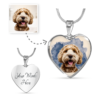 Dog Mom Necklace - Luxury Heart Necklace - Jewelry Inns
