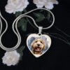 Dog Mom Necklace - Luxury Heart Necklace - Jewelry Inns