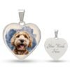 Dog Mom Necklace - Luxury Heart Necklace - Jewelry Inns