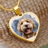 Dog Mom Necklace - Luxury Heart Necklace - Jewelry Inns