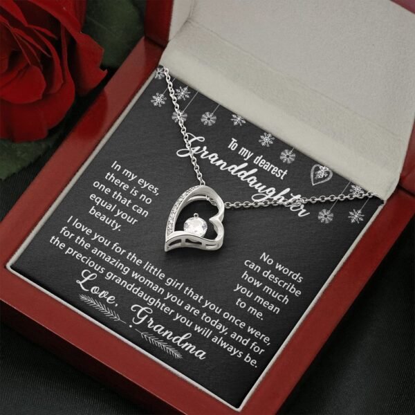 To My Granddaughter Necklace Gift - In my eyes - Forever Love #e169 - Image 10