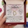 Soulmate Necklace Gift For Wife Girlfriend Valentine's Day Birthday Anniversary Christmas Presnet Love Quote Message Card Forever Love Pendant Jewelry Gifts For Her