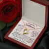 Soulmate Necklace Gift For Wife Girlfriend Valentine's Day Birthday Anniversary Christmas Presnet Love Quote Message Card Forever Love Pendant Jewelry Gifts For Her