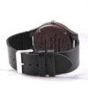 The Best Gift For Dad: Personalized Engraved Wood Watch To My Dad Gift on Birthday, Father’s Day, Wedding, Christmas, Custom Message Sandalwood Present For Men.