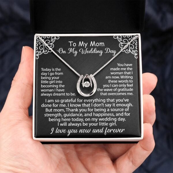 To My Mom Jewelry Gift Set On My Wedding Day - I am so grateful - Lucky In Love #e181 - Image 3
