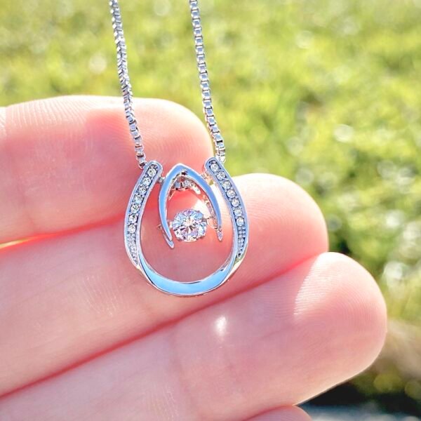 Personalized To My Granddaughter Necklace Gift From Grandma - Lucky In Love #e104 - Image 2