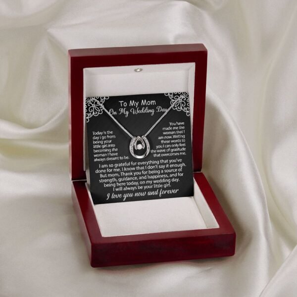 To My Mom Jewelry Gift Set On My Wedding Day - I am so grateful - Lucky In Love #e181 - Image 6